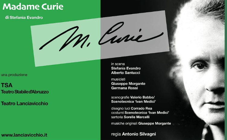 circ. n 110 Partecipazione allo spettacolo Madame Curie – 14.2.23 Teatro dei Marsi